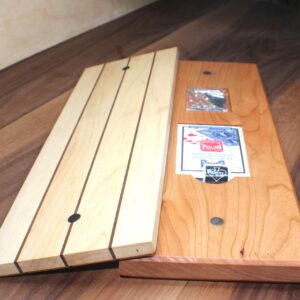 Handmade Mapple Cherry Cribbage Board