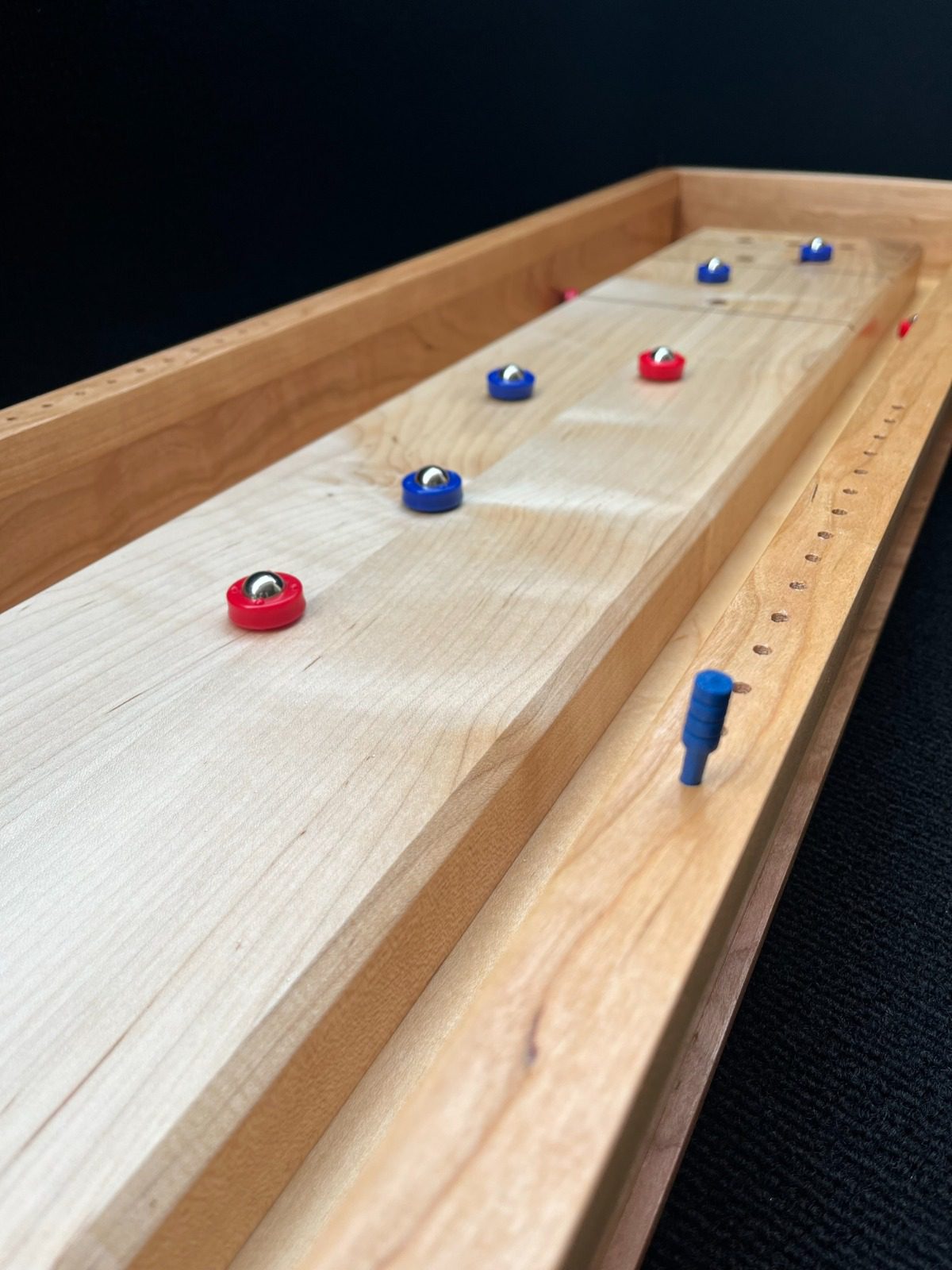 Cherry & Maple Tabletop Shuffleboard