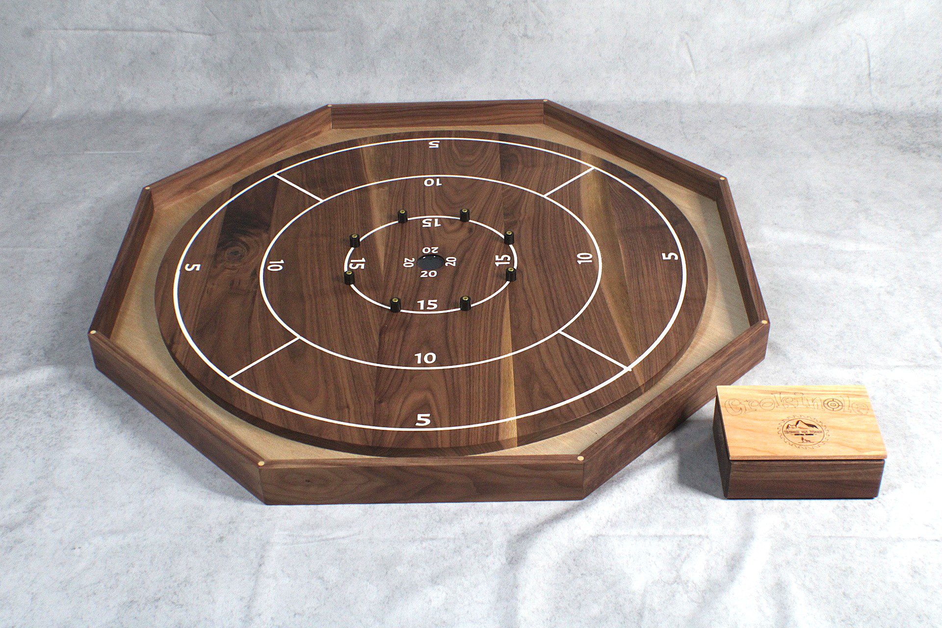 How to make a Crokinole Walnut board in 60 SECONDS!