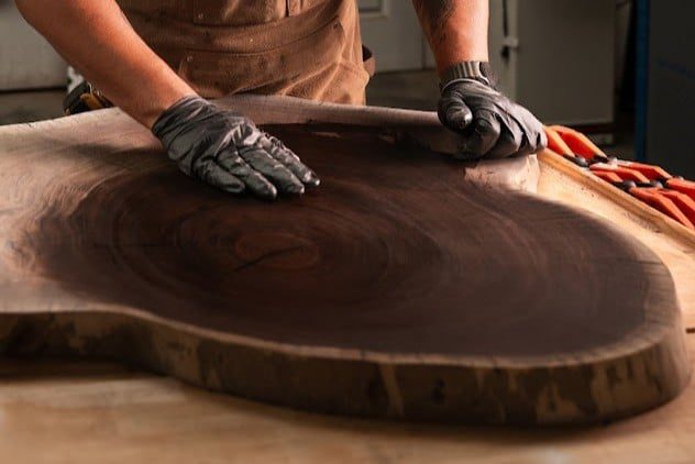 Crafted wood furniture